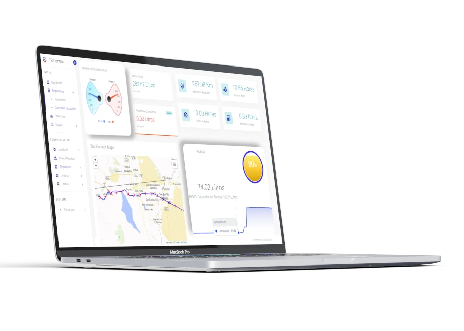 Control de combustible Tracklocator