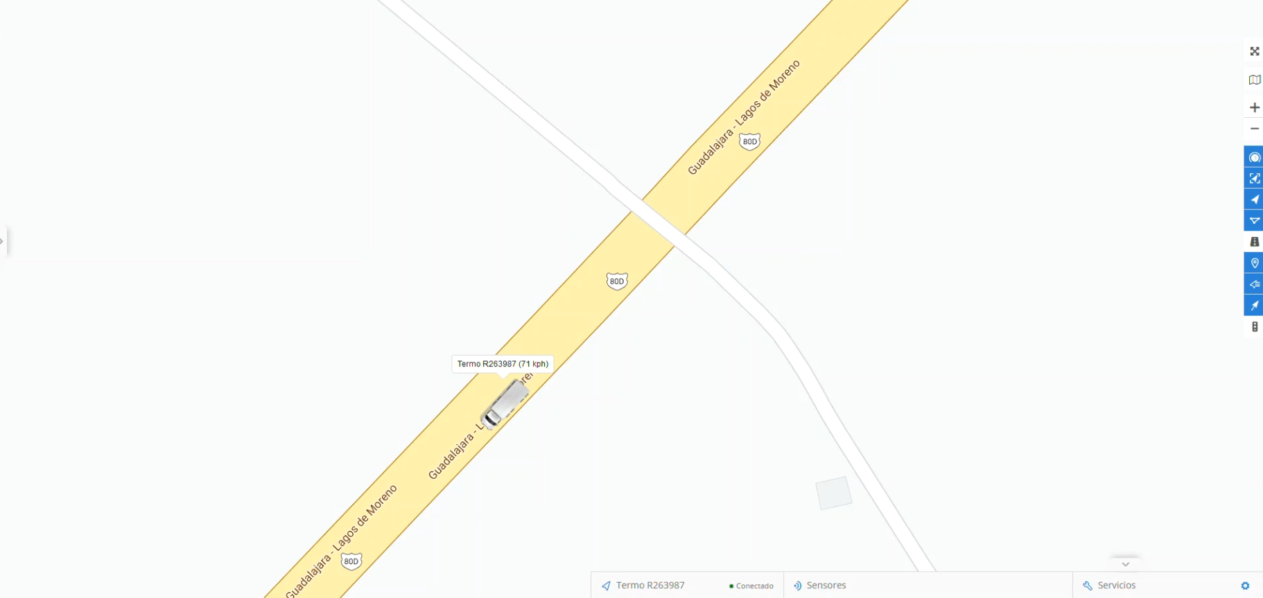 Vista de la plataforma